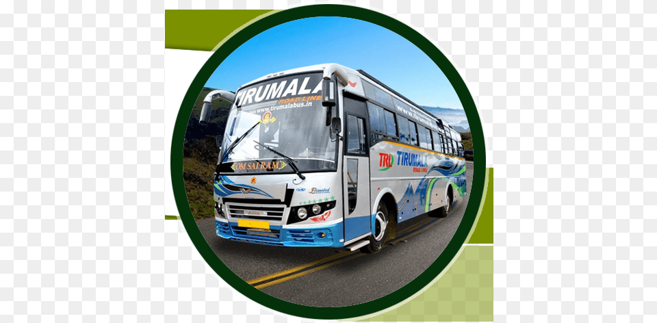 Tirumala Road Lines Travels, Bus, Transportation, Vehicle, Tour Bus Free Png Download