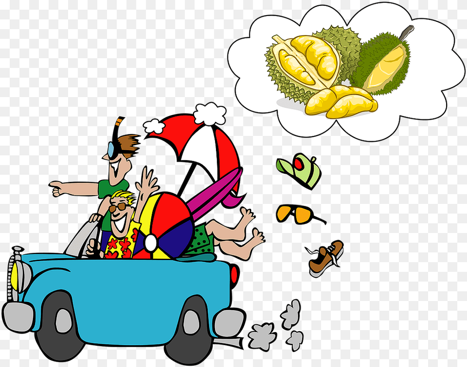 Tis The Season For Packing The Car For The Beach Cartoon, Baby, Person, Produce, Plant Png