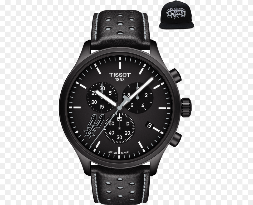 Tissot Chrono Xl Nba Chronograph San Antonio Spurs Tissot Lakers, Arm, Body Part, Person, Wristwatch Png Image