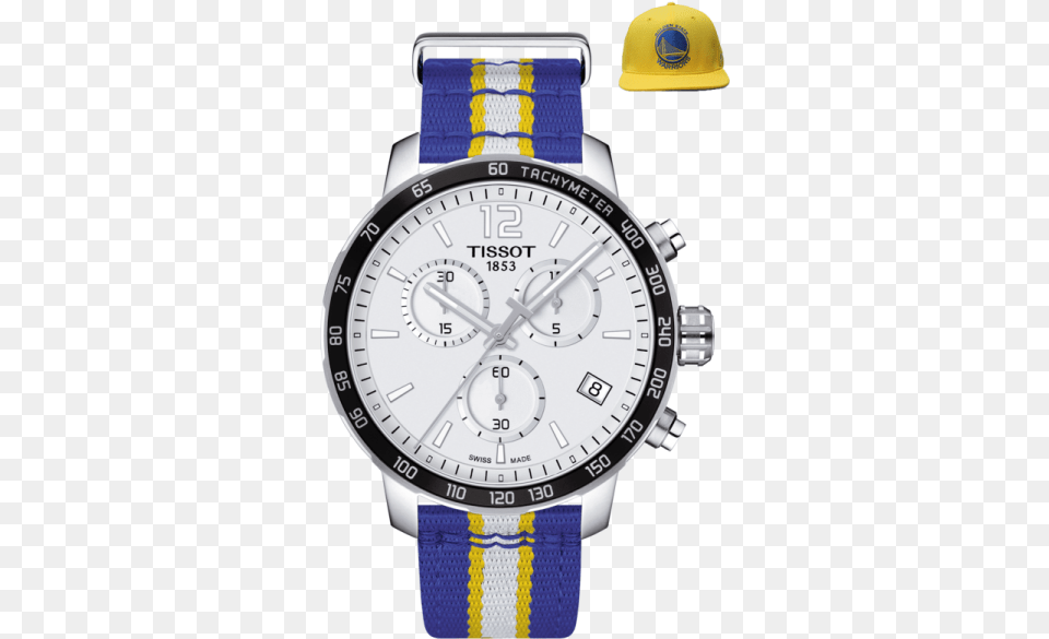 Tissot Quickster Chronograph Nba Golden State Warriors Orologio Tissot Quickster T095, Arm, Body Part, Person, Wristwatch Free Png Download