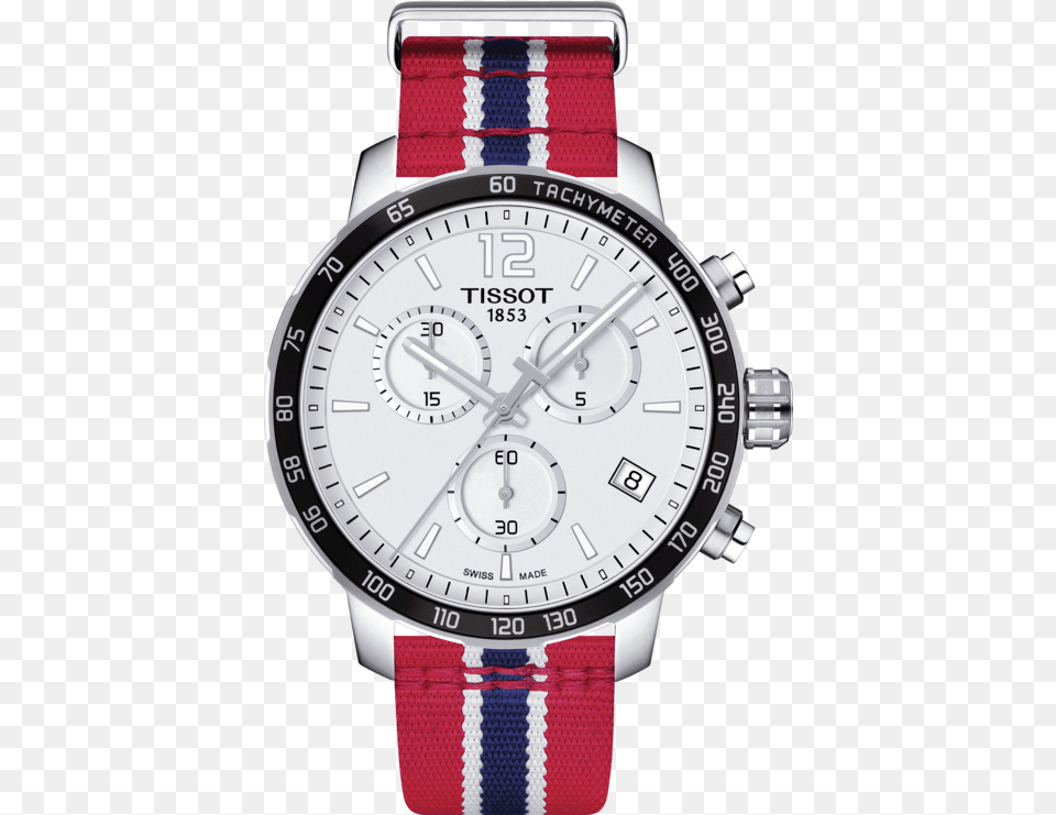 Tissot Quickster Washington Wizards Special Edition Tissot Quickster Chronograph Nba Knicks, Arm, Body Part, Person, Wristwatch Png Image