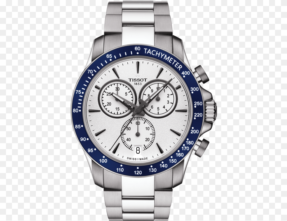 Tissot V8 Quartz Chronograph Tissot Ceramic Bezel, Arm, Body Part, Person, Wristwatch Free Png Download