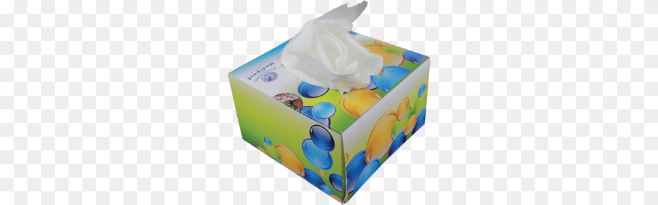 Tissue Box With Ful Colour Sticker, Paper, Towel, Paper Towel Free Png Download