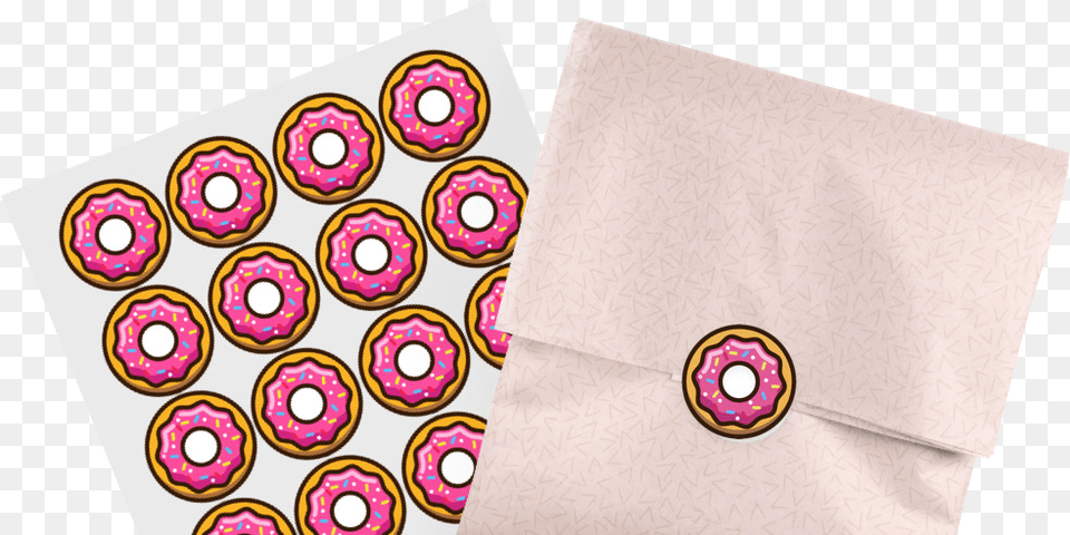 Tissue Paper With Sticker, Food, Sweets, Envelope, Mail Png Image