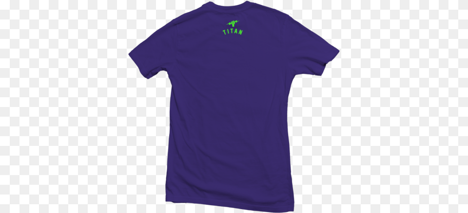 Titan Box Fist Tee Shirt, Clothing, T-shirt, Purple Free Png