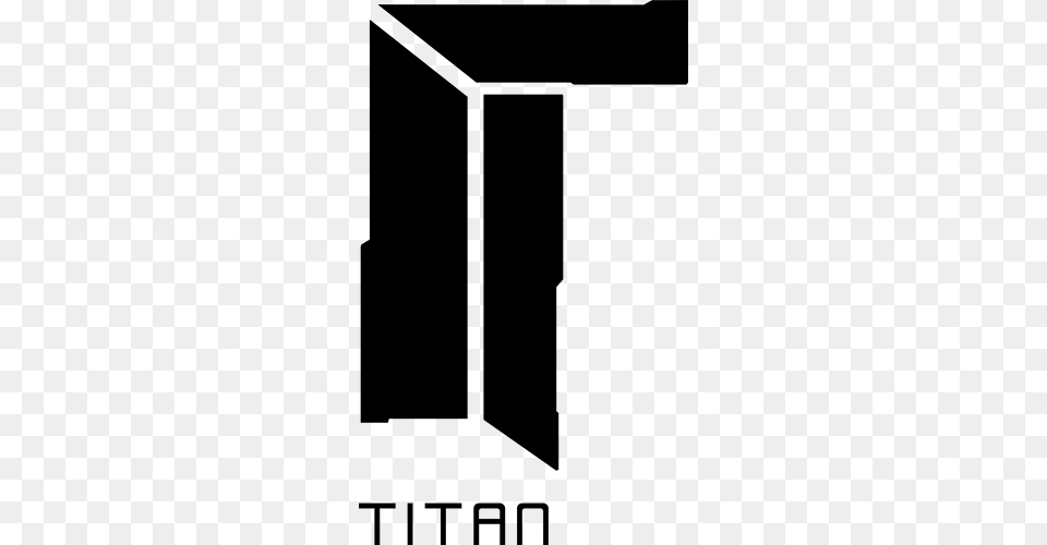 Titan Esport Logo, Gray Png