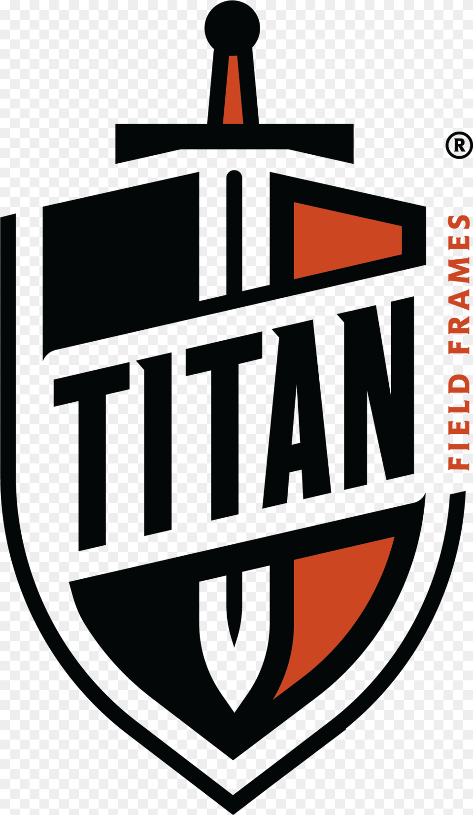 Titan Field Frames Shield Color, Logo, Badge, Symbol, Cross Free Transparent Png