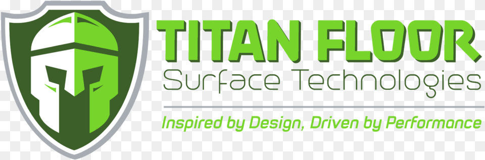 Titan Floor Logo With Tagline, Armor, Green Png