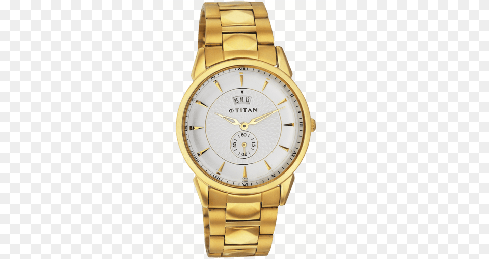 Titan Gents Regallia Watch Nf1521ym01 Solid, Arm, Body Part, Person, Wristwatch Png Image