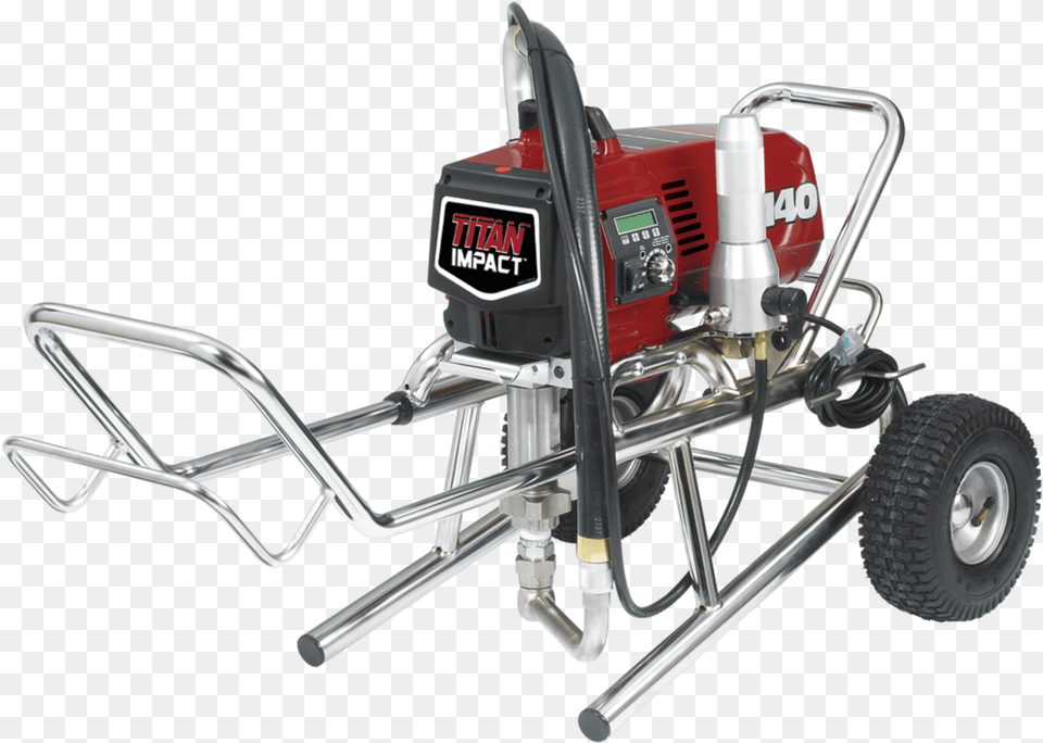 Titan Impact 1140 Low Rider Airless Paint Sprayer Titan 840 Paint Sprayer, Machine, Wheel, Bicycle, Transportation Png