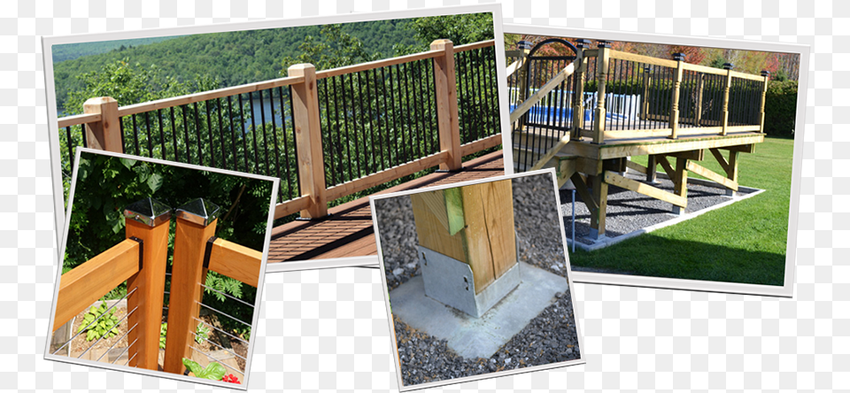 Titan Post Anchor Shadow Rail And Deck Foot Anchors Titan Post Anchor, Architecture, Railing, Porch, Housing Free Png Download