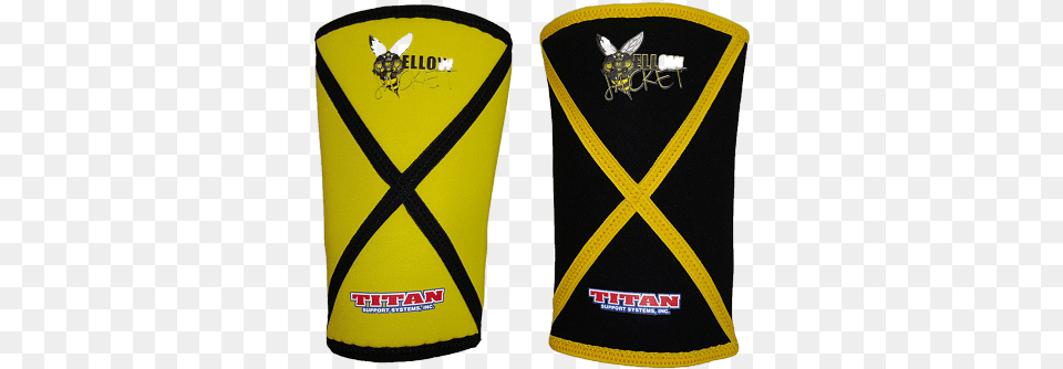 Titan Yellow Jacket Knee Sleeves Titan Knee Sleeves Ipf, Can, Tin Free Transparent Png