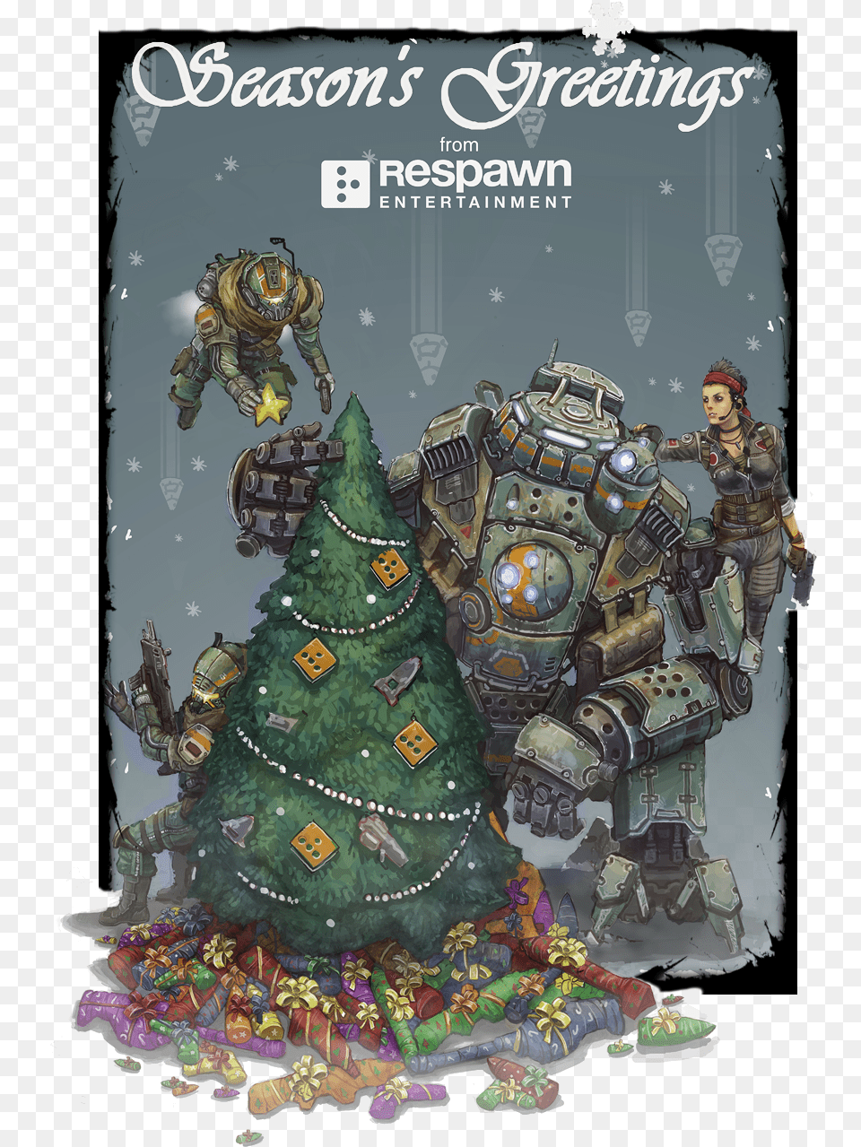 Titanfall 026 Titanfall Christmas, Adult, Person, Man, Male Free Transparent Png