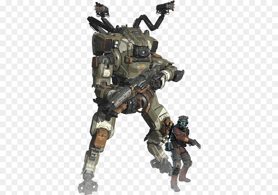 Titanfall 2 Concept Art, Robot, Adult, Male, Man Free Png Download