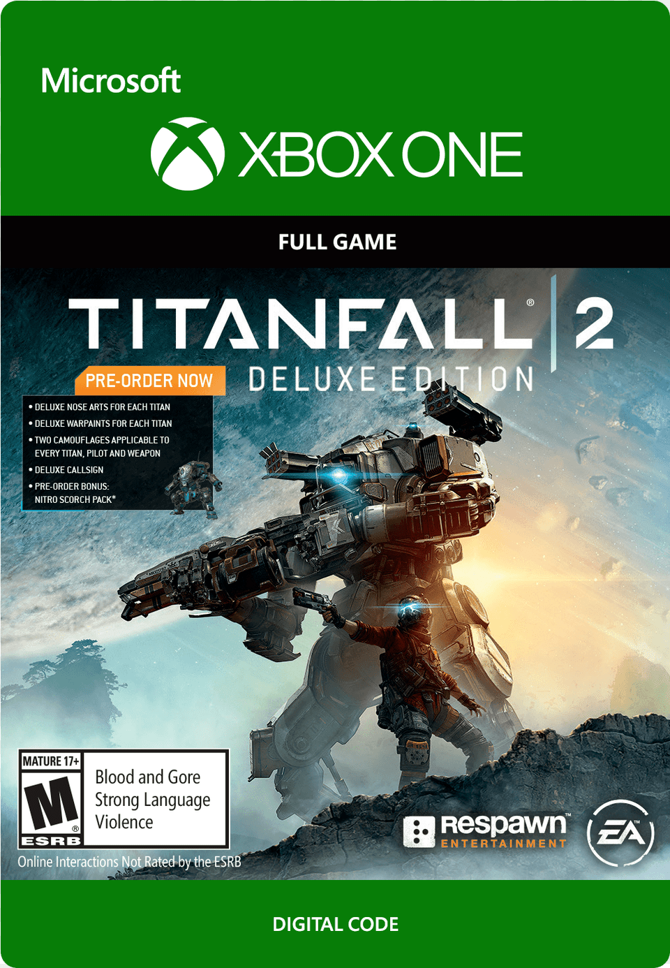 Titanfall 2 Deluxe Edition Xbox One Titan Fall 2 Xbox One, Advertisement, Poster, Adult, Male Png Image