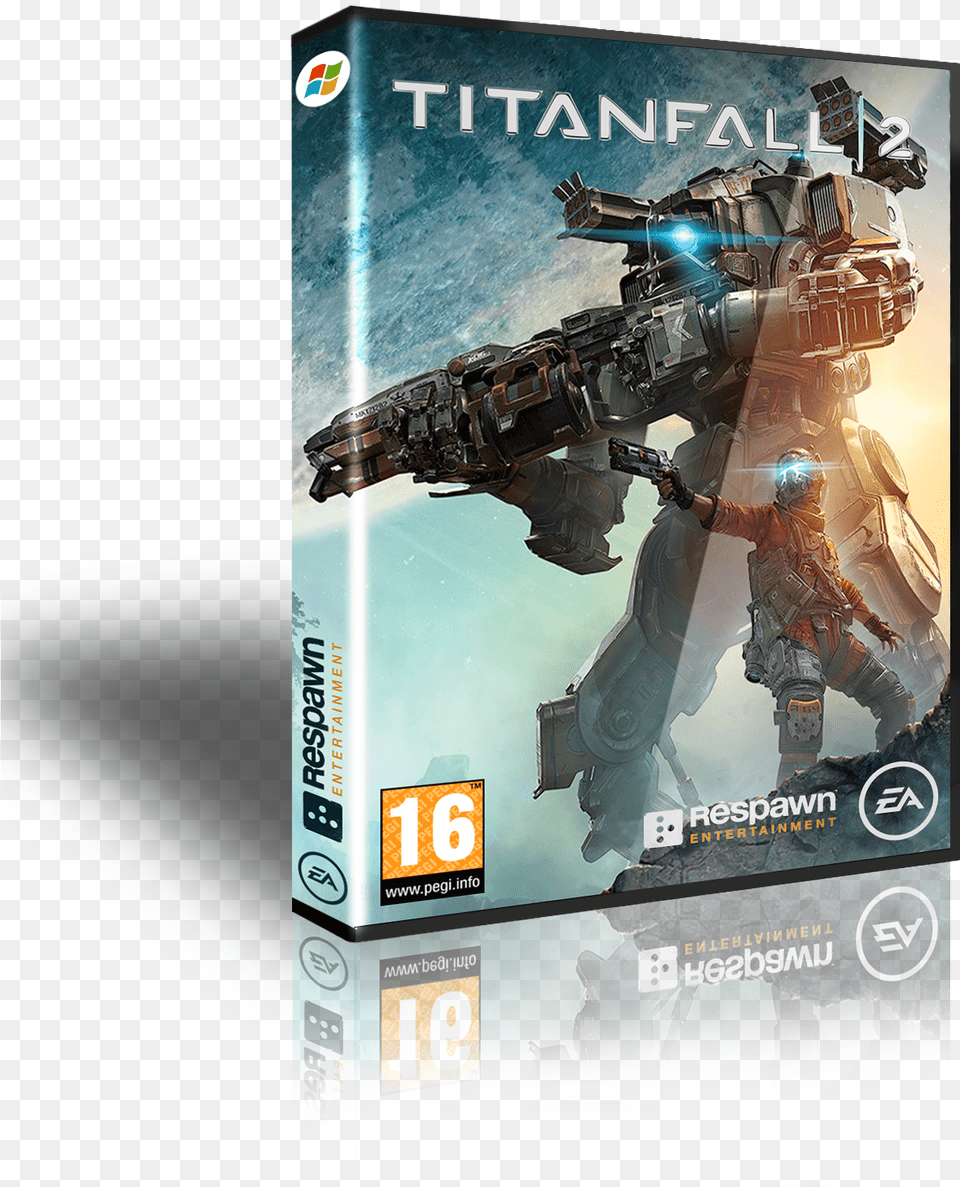 Titanfall 2 Pc Game Cover Inspiration Titanfall 2, Person, Book, Publication Png
