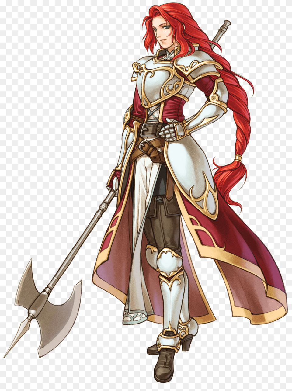 Titania Fire Emblem Female Armor, Person, Knight, Adult, Woman Free Png