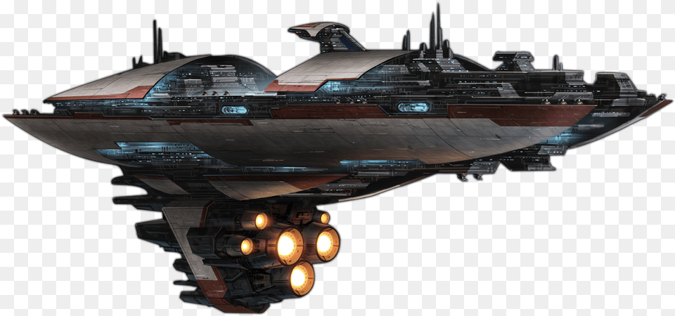 Titanic Class Star Cruiser Colony Ship Swtor Republic Capital Ship, Aircraft, Spaceship, Transportation, Vehicle Png Image