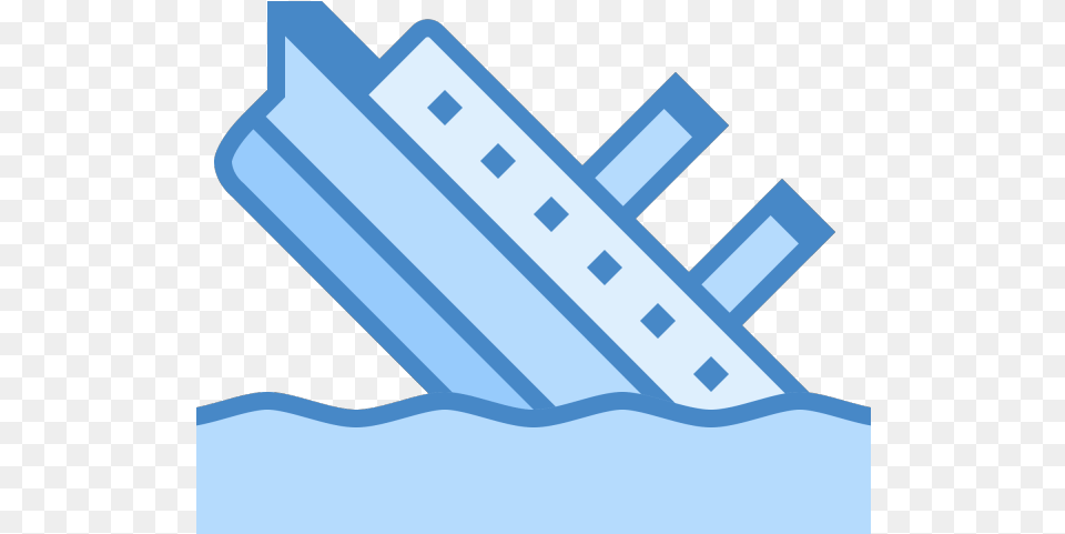 Titanic Clipart Svg Sinking Ship Icon, Ice, Shipwreck, Transportation, Vehicle Free Png