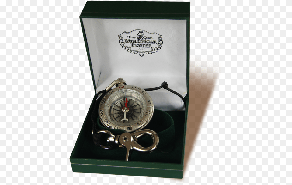Titanic Compass Pocket Watch, Box Free Png