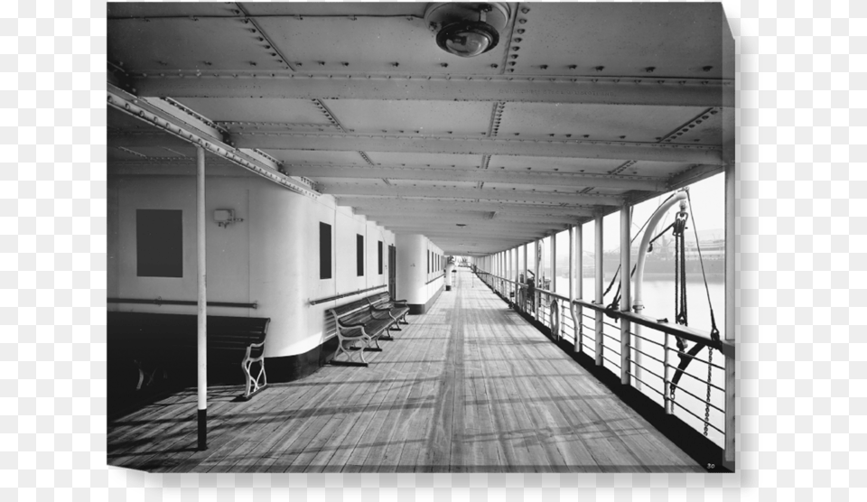 Titanic Promenade Deck, Architecture, Water, Indoors, Waterfront Png Image