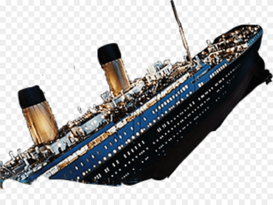 Titanic Sinking Freetoedit Qui Coule Bateau Titanic Free Transparent Png