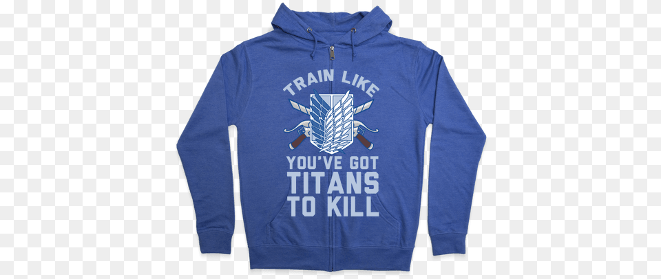 Titans To Kill Zip Hoodie Attack On Titan Hd Shirt Design, Clothing, Coat, Jacket, Knitwear Png Image