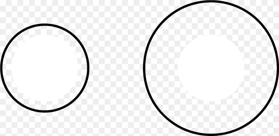 Titchener Circles Same Size Circle Illusion, Lighting Free Png Download