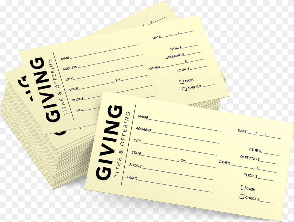 Tithe And Offering Envelope Bulk, Text, Paper Png Image