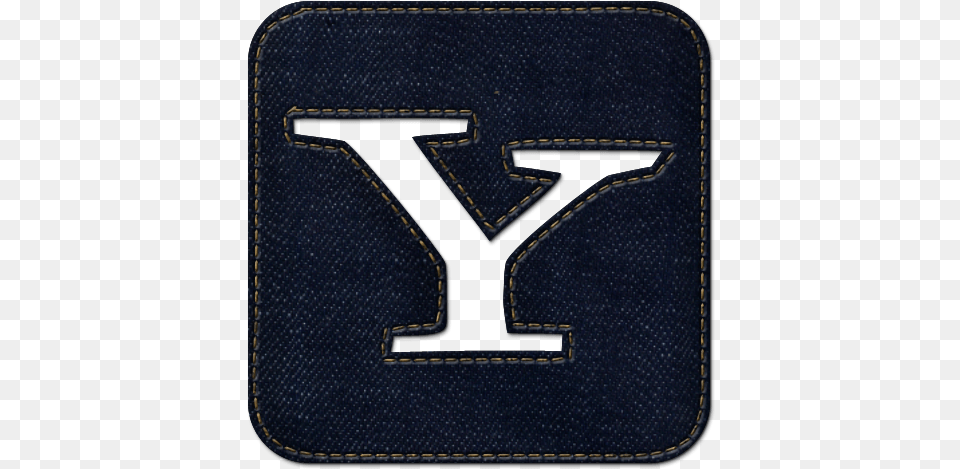 Title High Resolution Dark Blue Denim Jeans Logo Yahoo, Home Decor, Symbol, Accessories, Bag Free Png Download