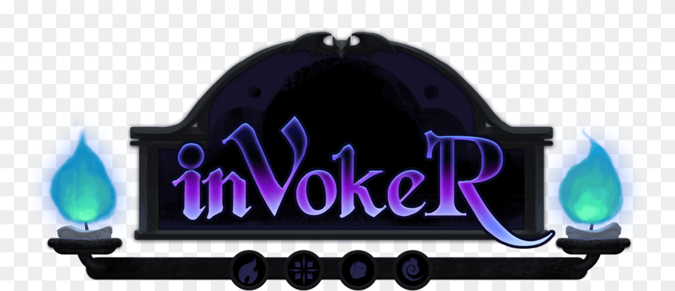 Title Invoker Frame Invoker, Light, Neon, Purple, Lighting Free Png Download
