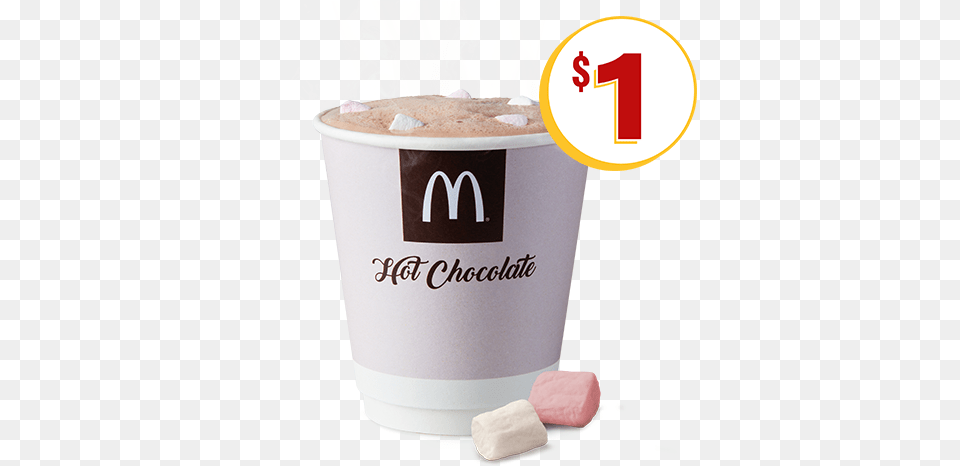 Title Mcdo Hot Choco Price, Cup, Cream, Dessert, Food Free Png Download