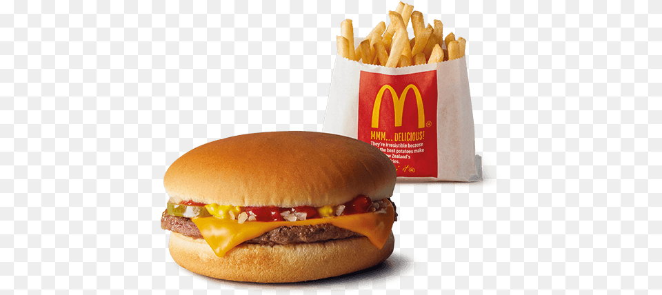 Title Mcdonalds Burger And Fries, Food Png Image