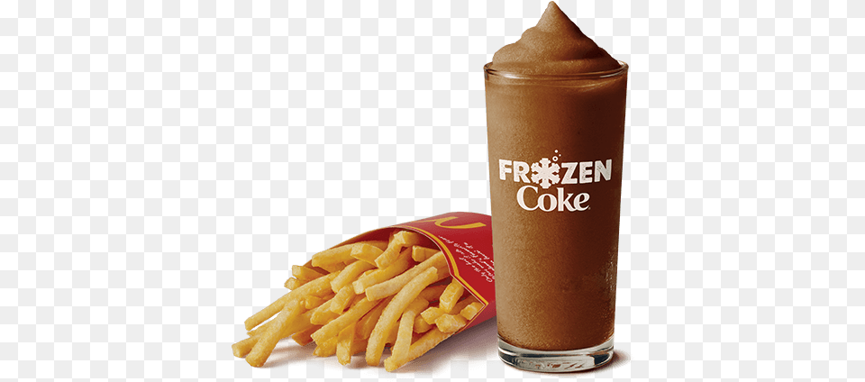 Title Mcdonalds Chips And Coke, Food, Fries, Cup Png