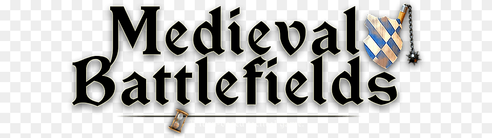 Title Medieval Battlefields Black Edition, Text, Dynamite, Weapon Png Image