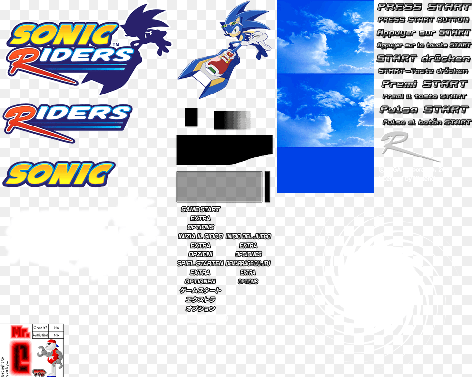 Title Screen Sonic Riders, Advertisement, Poster, Baby, Person Free Transparent Png