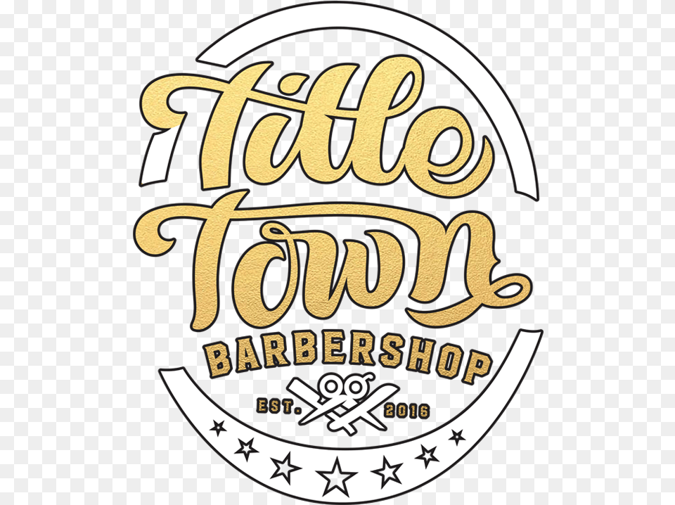 Title Town Barbershop, Logo Free Png