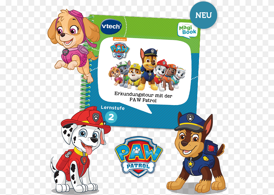 Titleclass Imagedraggable False Vtech Magibook Paw Patrol, Baby, Person, Face, Head Png Image