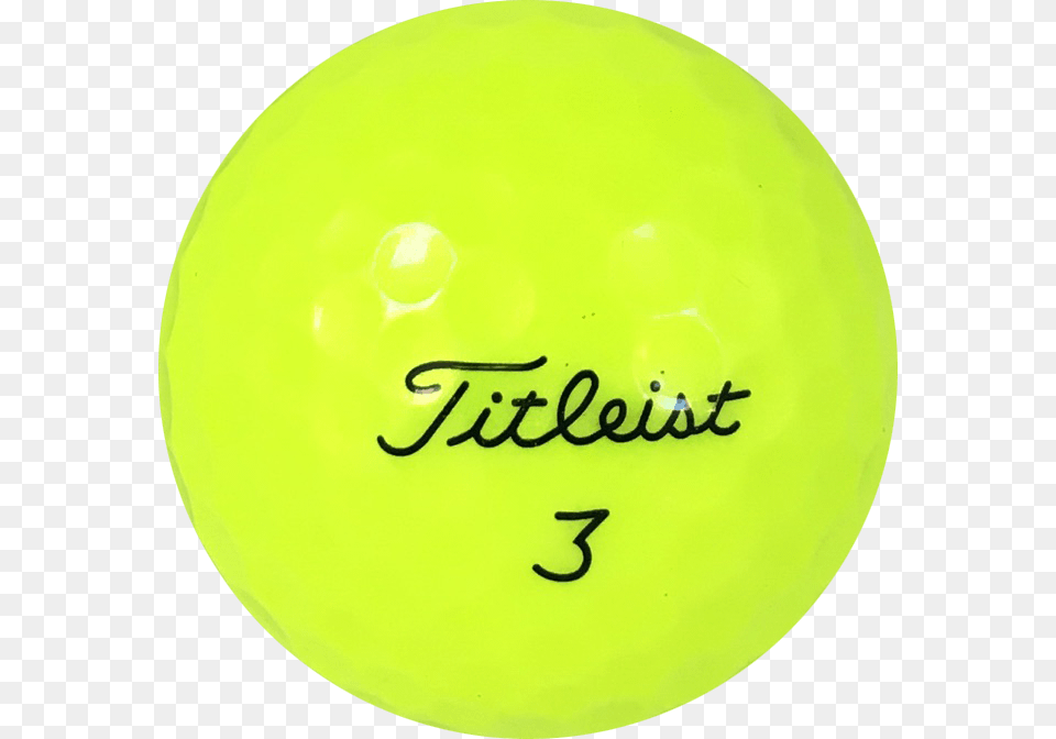 Titleist Tour Soft Optic Yellow Golf Ball 50 Titleist Prov1x 2016 Value Aaa Grade Recycled Used, Sport, Tennis, Tennis Ball, Golf Ball Free Transparent Png