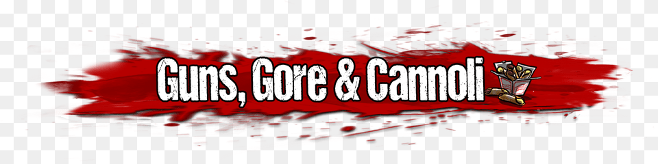 Titlelogo Guns Gore Amp Cannoli Logo, Art, Maroon Free Png