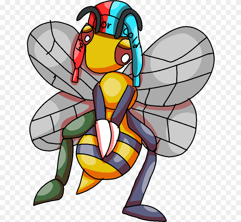 Titusthe Giant Beedrill Cartoon, Animal, Bee, Insect, Invertebrate Free Transparent Png