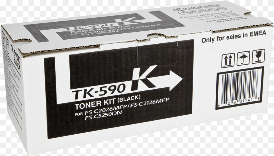 Tk 590 Toner, Box, Cardboard, Carton, Package Free Transparent Png
