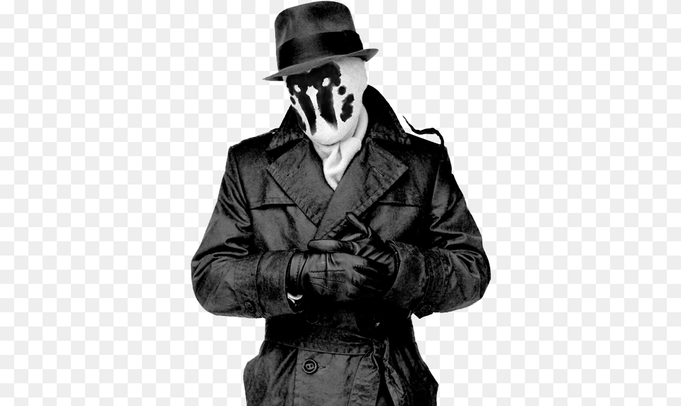 Tkandmit Watchmen Rorschach, Clothing, Coat, Adult, Photography Free Png Download