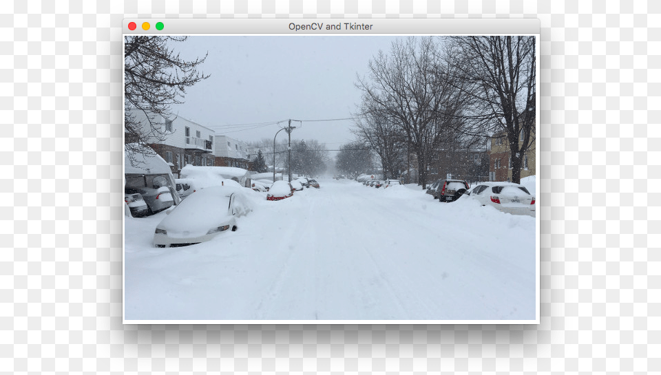 Tkinter Canvas Showing Opencv Loaded Snow, Blizzard, Nature, Outdoors, Storm Png