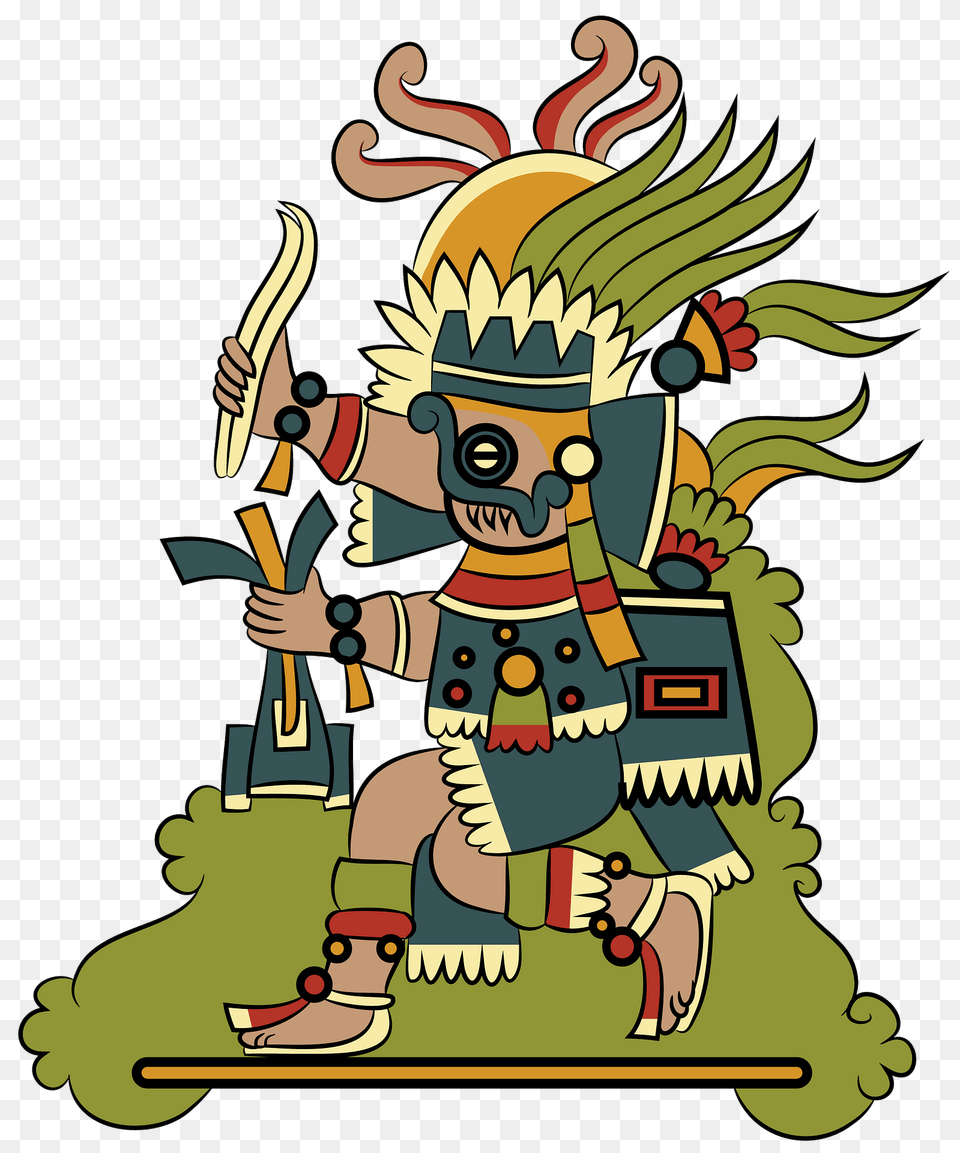 Tlaloc Aztec God Of The Rain Clipart, Baby, Person, Nutcracker Free Transparent Png