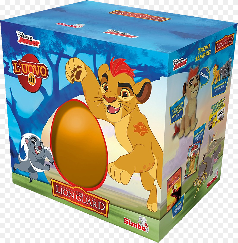 Tlg Easter Egg Lion Guard Easter Egg, Box, Cardboard, Carton, Face Png