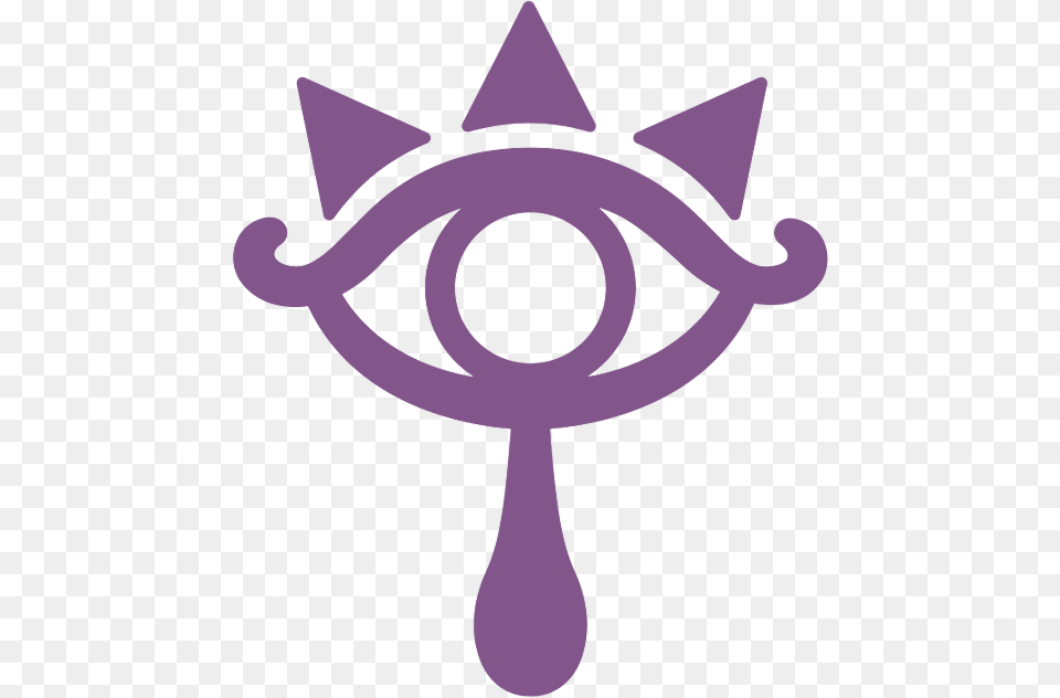 Tloz Series Crest Of The Sheikah Symbol Zelda The Eye Of Truth, Animal, Fish, Sea Life, Shark Free Transparent Png