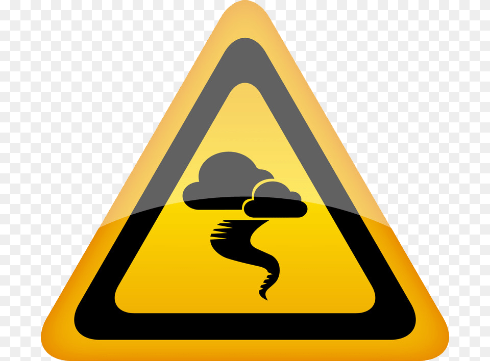 Tlv Emergency Alerts Don T Fall Sign, Symbol, Road Sign Free Png Download