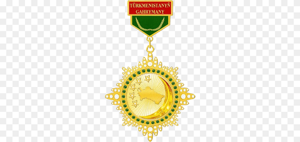 Tm Gold Star Orden Geroj Turkmenistana, Logo, Chandelier, Lamp, Symbol Png