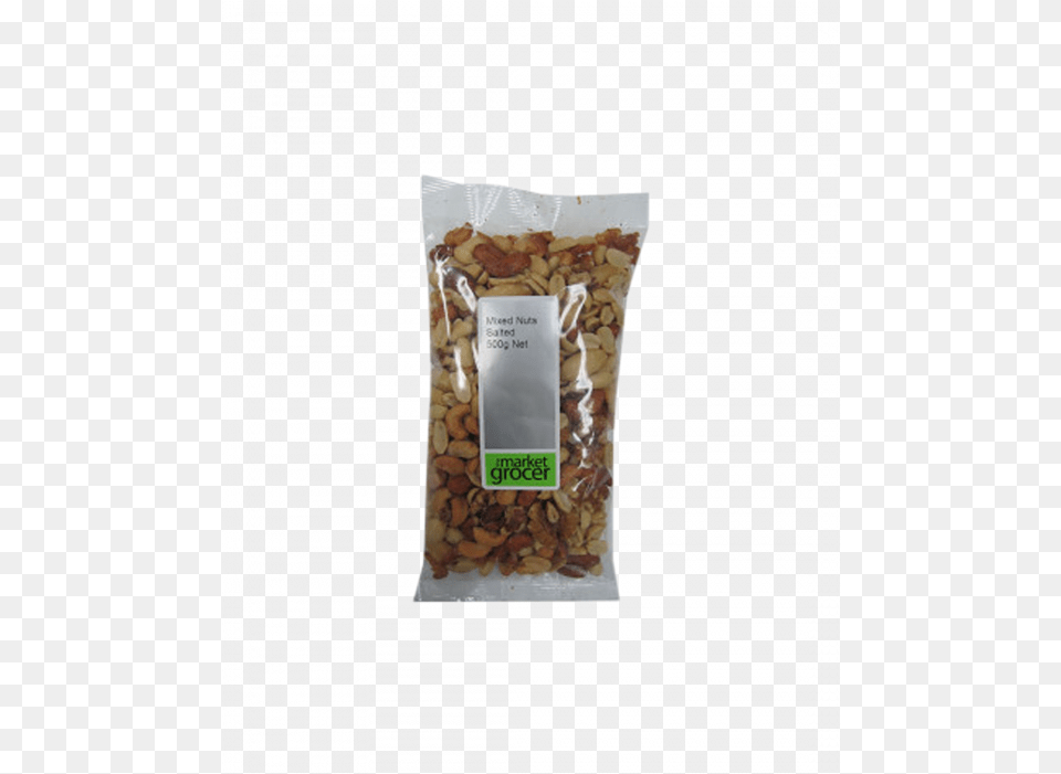 Tmg Mixed Nuts Salted 500g Bag Brown Rice, Food, Produce, Grain, Granola Png Image